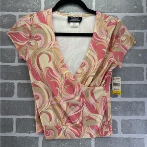 Great American Sportswear Co. Retro Wrap Top Size Medium New